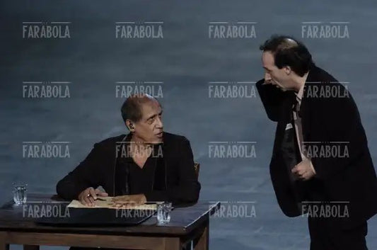 Roberto Benigni e Adriano Celentano, RockPolitik, 2005 - Farabola Immagine digitale