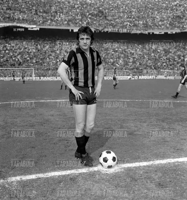 Roberto Boninsegna, Inter vs Fiorentina, 1971 - Farabola Immagine digitale