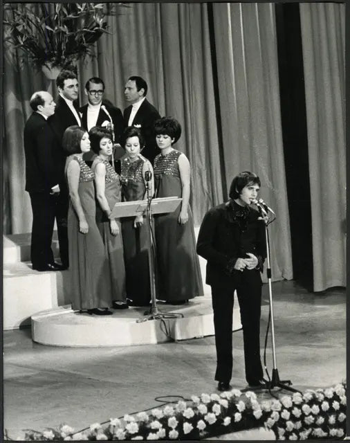 Roberto Carlos Festival di Sanremo 1968 Ft 35722 - Stampa 21x27 cm - Farabola Stampa ai sali d'argento