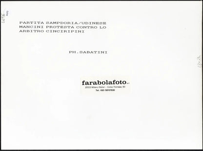 Roberto Mancini Sampdoria anni 80 Ft 4670 - Stampa 24x18 cm - Farabola Stampa ai sali d'argento