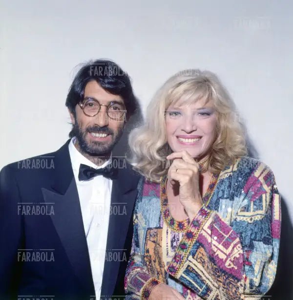Roberto Russo e Monica Vitti, Festival di Venezia, 1986 - Farabola Immagine digitale