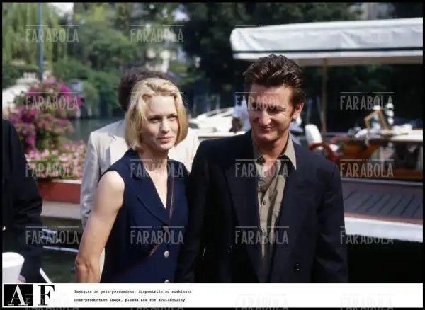 Robin Wright e Sean Penn, Festival di Venezia, 1992 - Farabola Immagine digitale