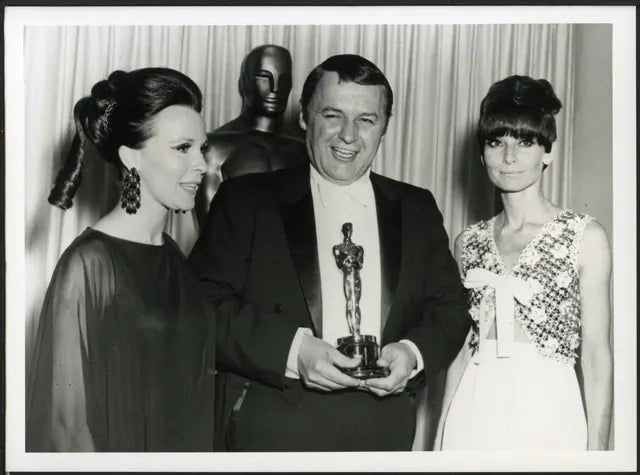 Rod Steiger Audrey Hepburn Oscar 1968 Ft 35904 - Stampa 24x18 cm - Farabola Stampa ai sali d'argento (anni 90)