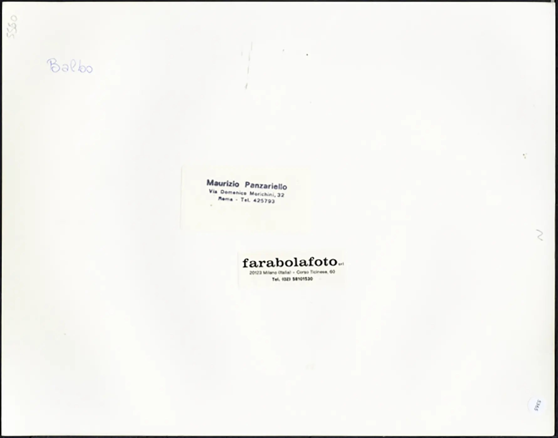 Roma Balbo anni 90 Ft 5365 - Stampa 24x30 cm - Farabola Stampa ai sali d'argento