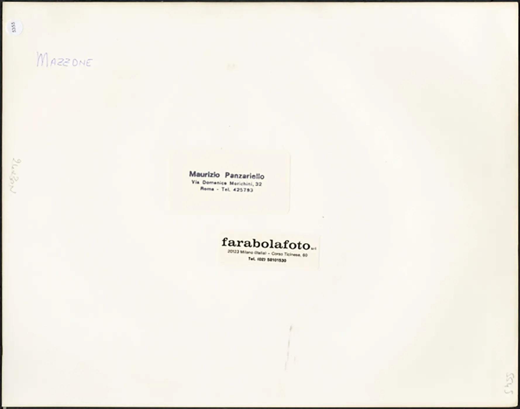 Roma Carlo Mazzone anni 90 Ft 5355 - Stampa 24x30 cm - Farabola Stampa ai sali d'argento