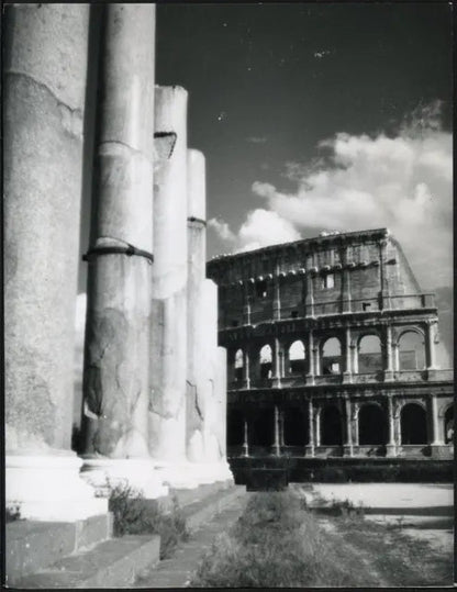 Roma Colosseo anni 60 Ft 3694 - Stampa 24x18 cm - Farabola Stampa ai sali d'argento