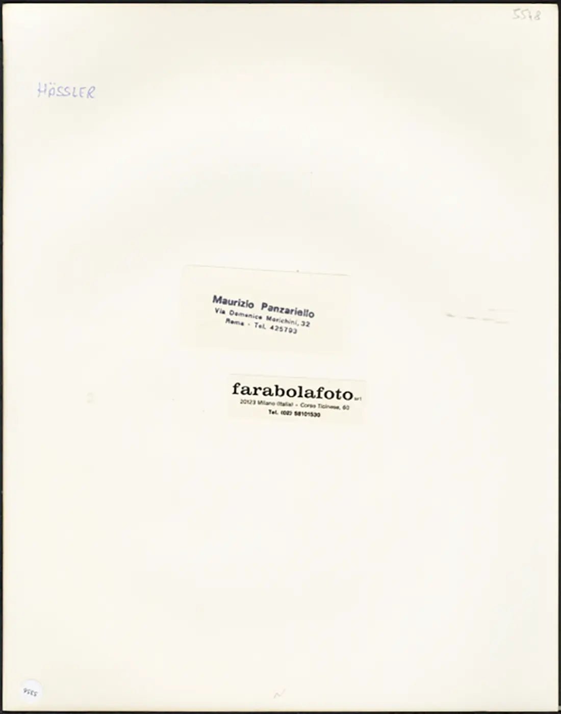 Roma Hassler anni 90 Ft 5356 - Stampa 24x30 cm - Farabola Stampa ai sali d'argento