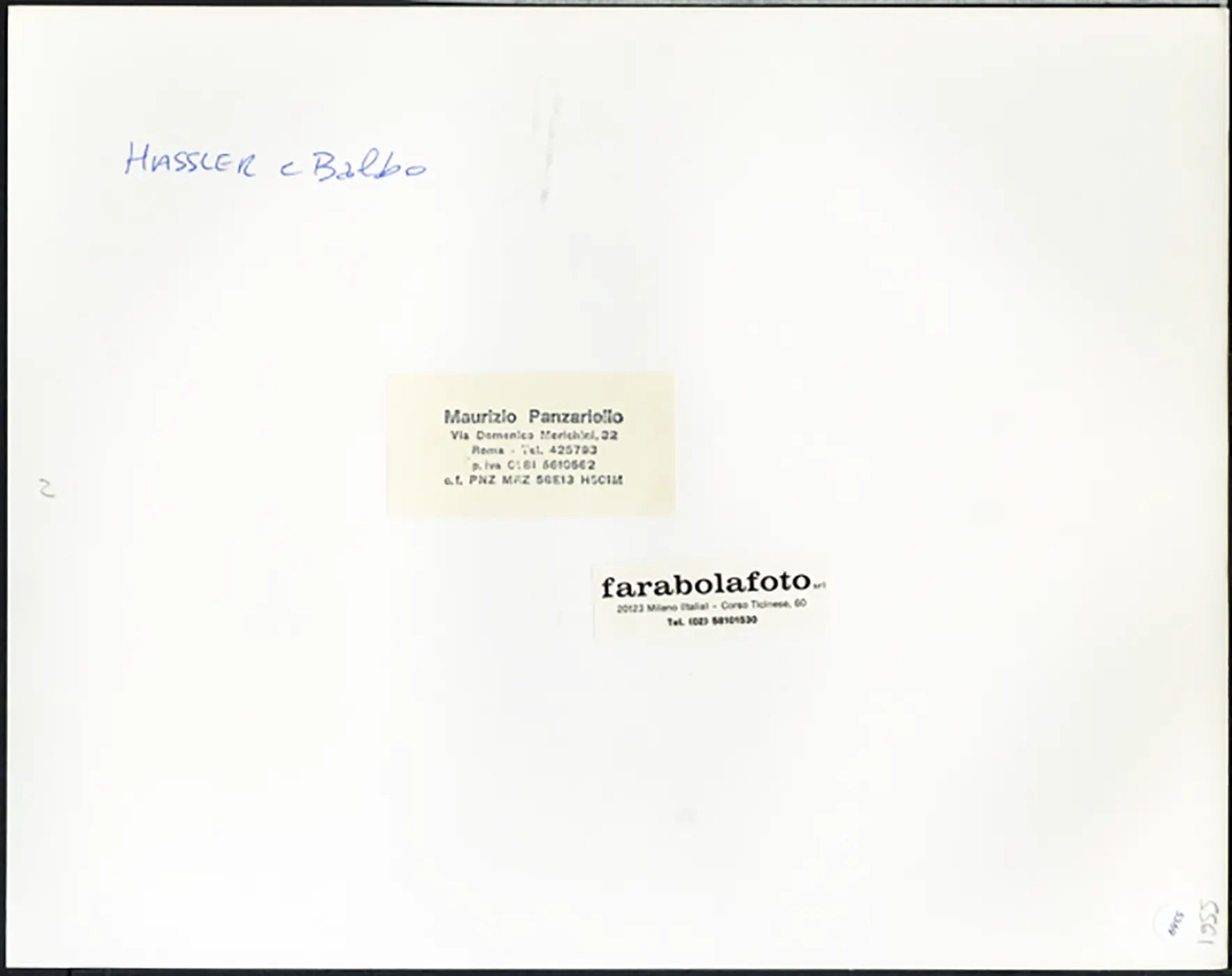 Roma Hassler e Balbo anni 90 Ft 5369 - Stampa 24x30 cm - Farabola Stampa ai sali d'argento