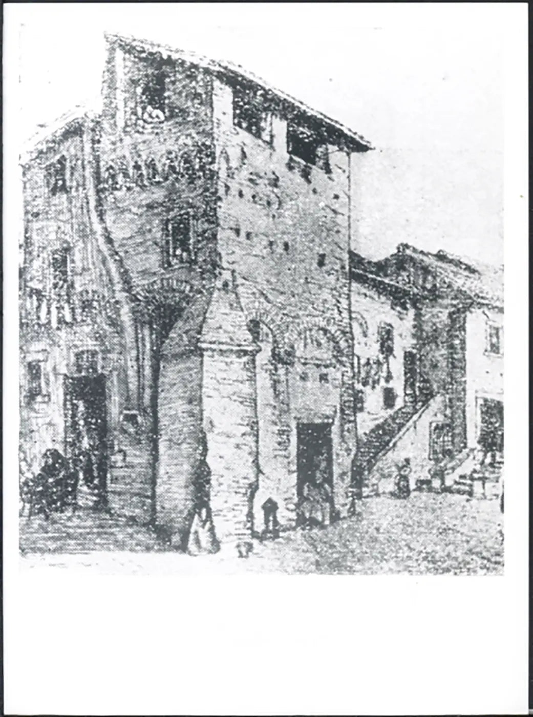 Roma medievale Ft 5166 - Stampa 24x18 cm - Farabola Stampa ai sali d'argento (anni 90)