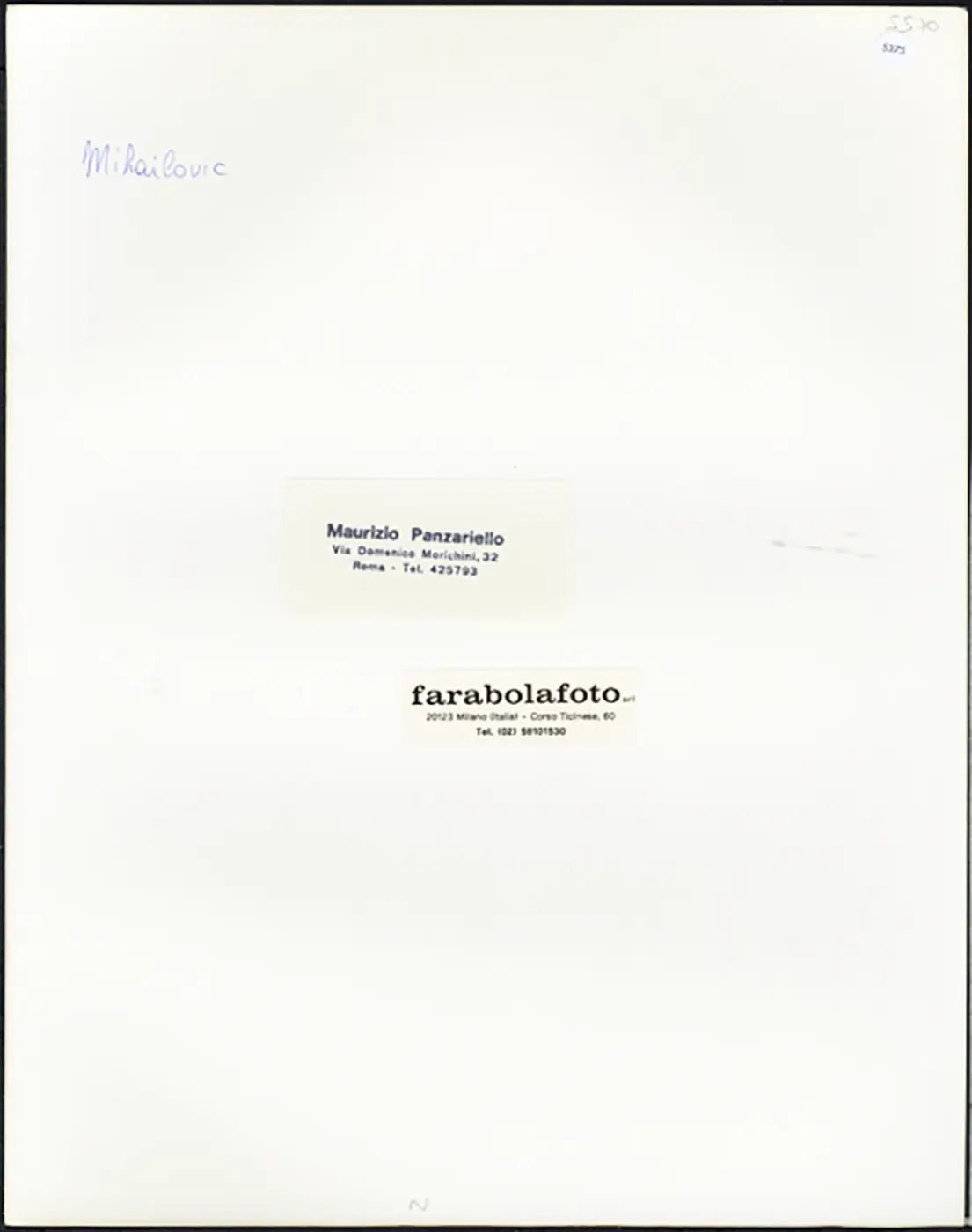 Roma Mihajlovic anni 90 Ft 5375 - Stampa 24x30 cm - Farabola Stampa ai sali d'argento