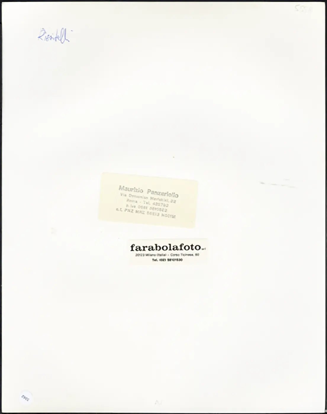 Roma Rizzitelli anni 90 Ft 5362 - Stampa 24x30 cm - Farabola Stampa ai sali d'argento