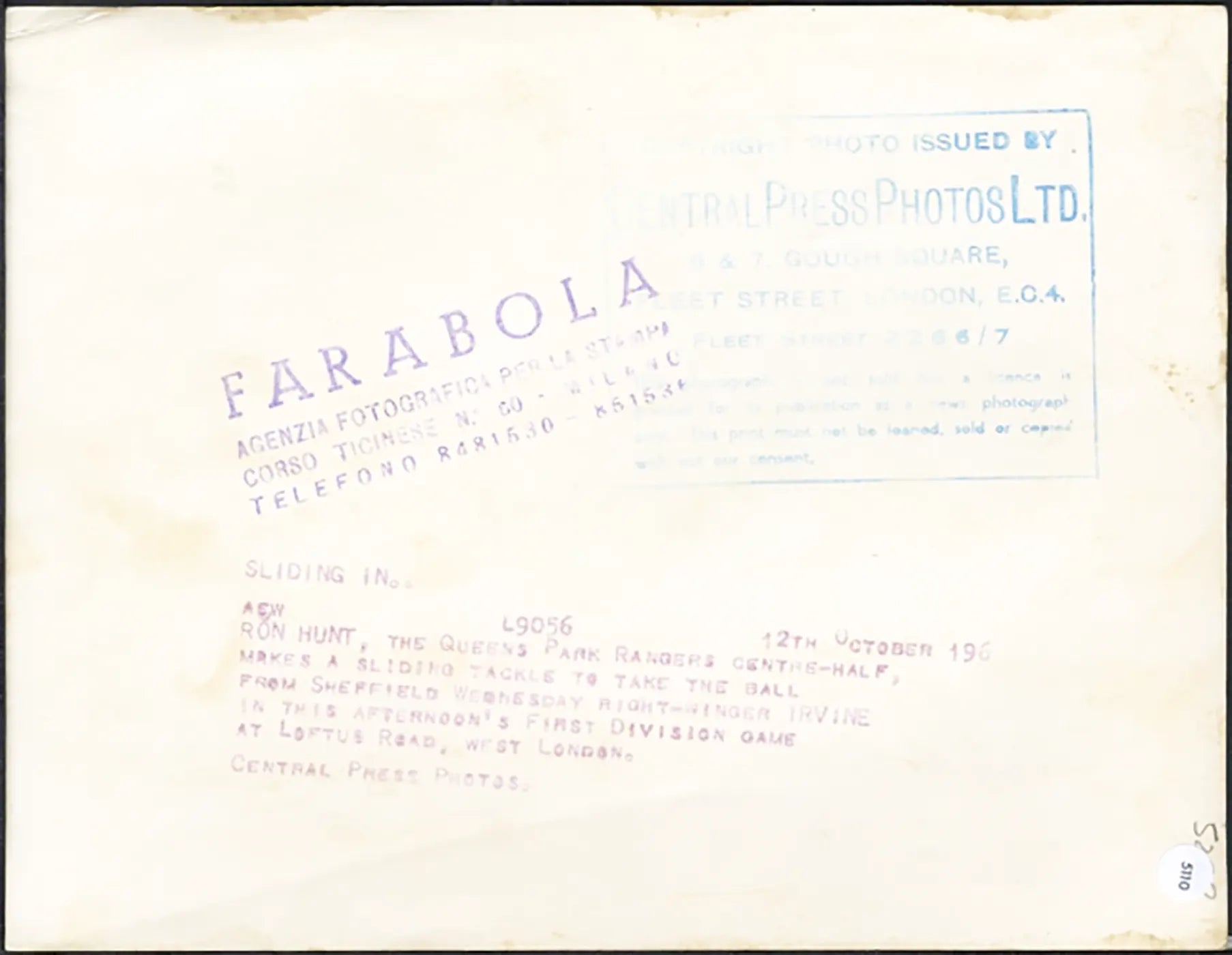 Ron Hunt e Irvine First Division 1968 Ft 5110 - Stampa 20x15 cm - Farabola Stampa ai sali d'argento