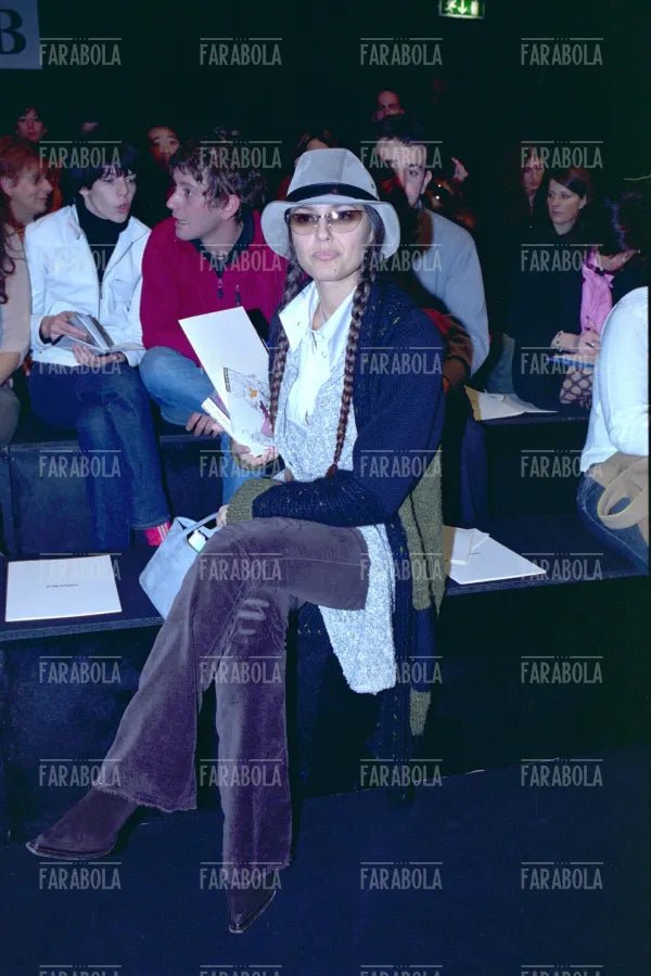 Rosita Celentano alla sfilata Jorando, Milano, 2002 - Farabola Immagine digitale