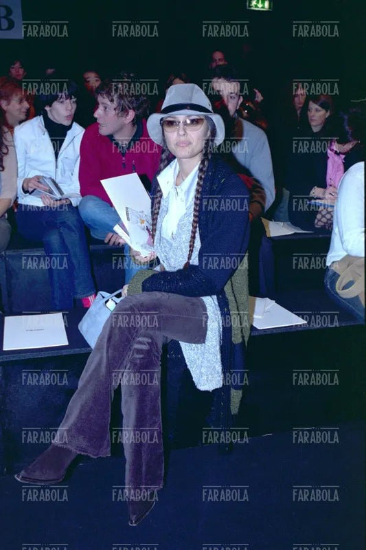 Rosita Celentano alla sfilata Jorando, Milano, 2002 - Farabola Immagine digitale