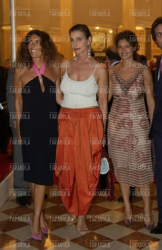 Rosy Greco, Antonia Dell'Atte e Ginevra Elkann, Festival di Venezia, 2004 - Farabola Immagine digitale
