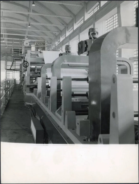 Rotativa della Pravda a Milano 1960 Ft 3205 - Stampa 24x18 cm - Farabola Stampa ai sali d'argento