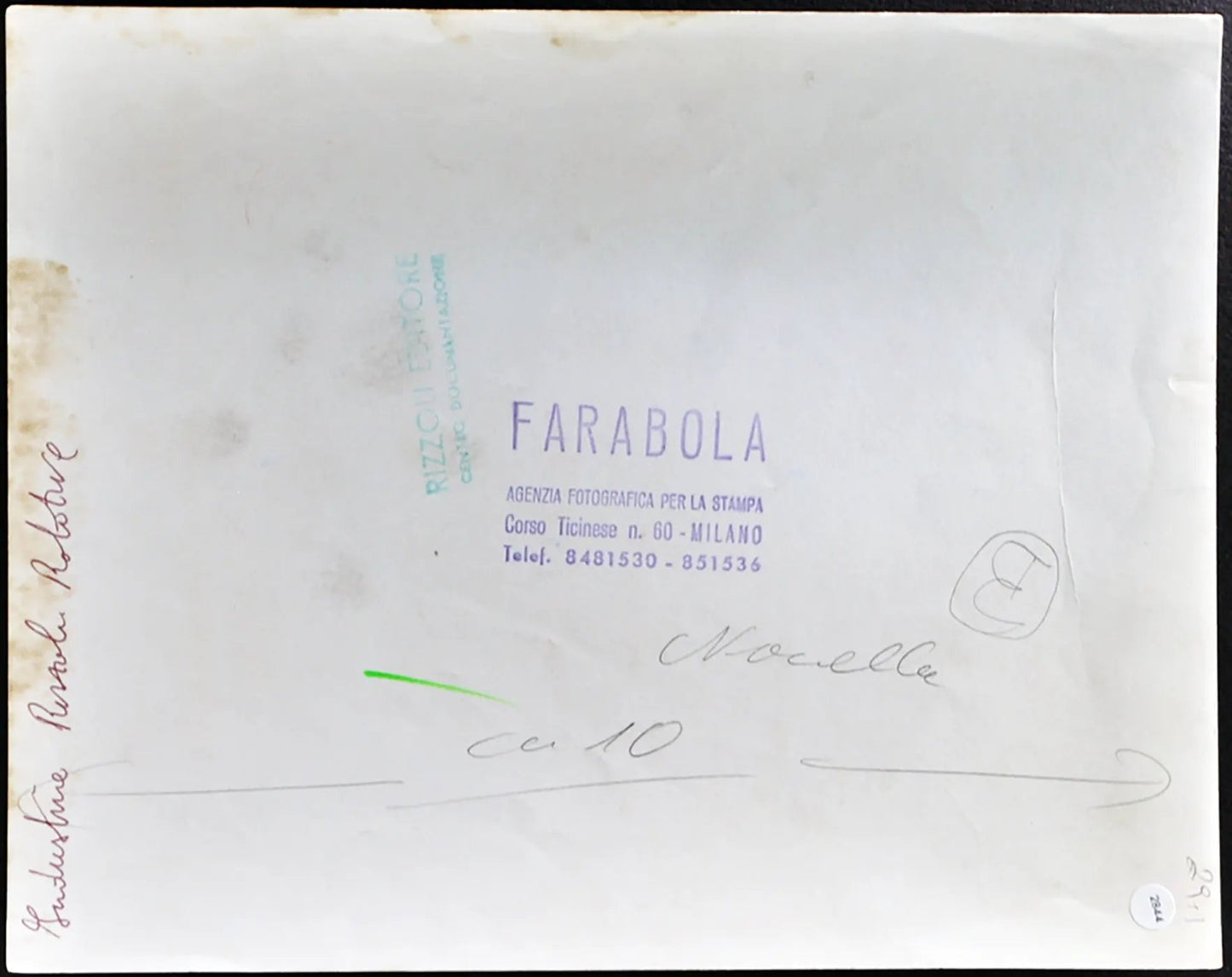 Rotative Rizzoli anni 60 Ft 2844 - Stampa 21x27 cm - Farabola Stampa ai sali d'argento