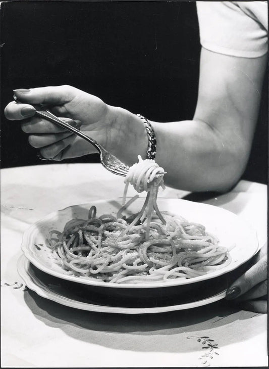 Rotolo di spaghetti anni 50 Ft 37511 - Stampa 24x30 cm - Farabola Stampa ai sali d'argento
