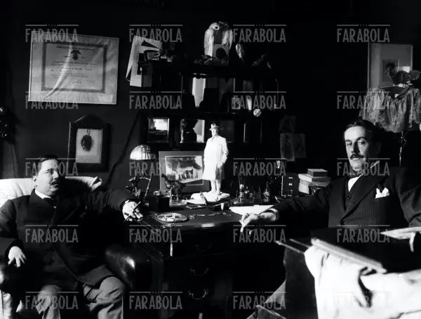 Ruggero Leoncavallo e Giacomo Puccini, 1913 - Farabola Immagine digitale