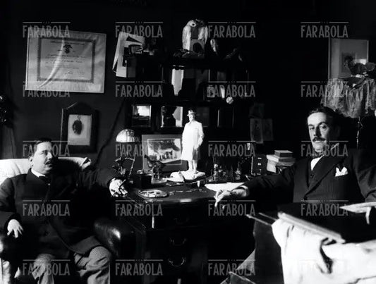 Ruggero Leoncavallo e Giacomo Puccini, 1913 - Farabola Immagine digitale