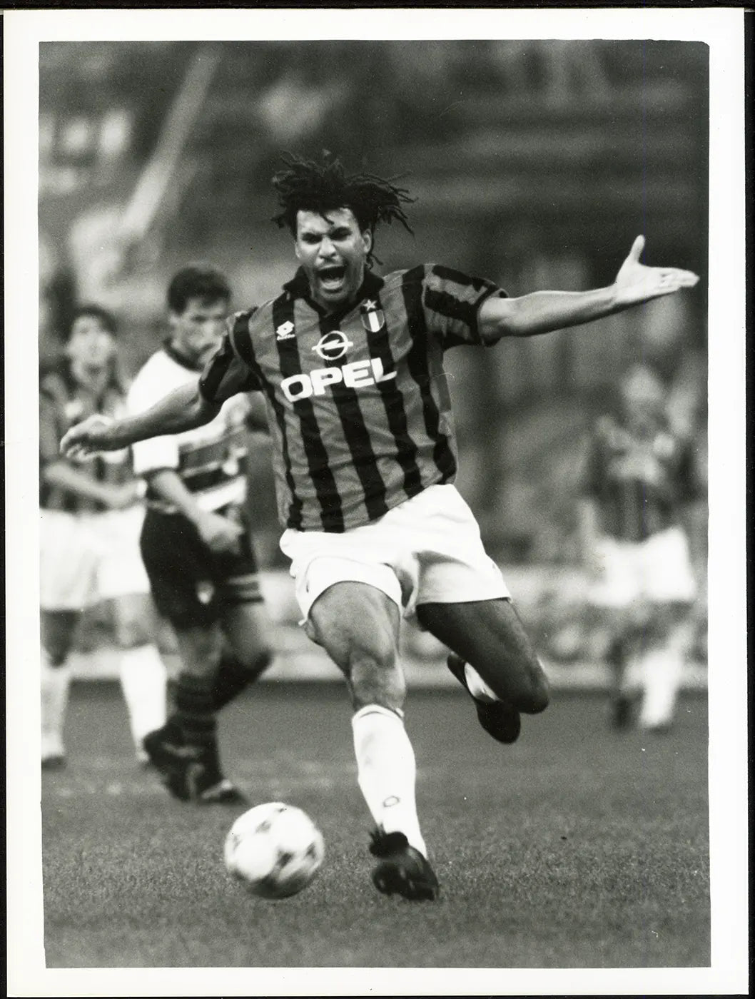 Ruud Gullit Milan vs Genoa 1994 Ft 4570 - Stampa 24x18 cm - Farabola Stampa ai sali d'argento