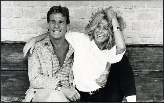 Ryan O'Neal e Farrah Fawcett anni 80 Ft 5088 - Stampa 13x20 cm - Farabola Stampa ai sali d'argento