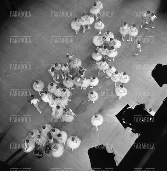 Saggio della scuola di ballo del Teatro alla Scala, Milano, 1963 - Farabola Immagine digitale