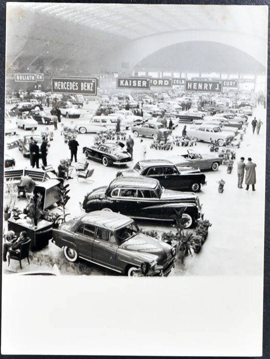 Salone Auto Torino 1956 Ft 35307 - Stampa 20x15 cm - Farabola Stampa ai sali d'argento