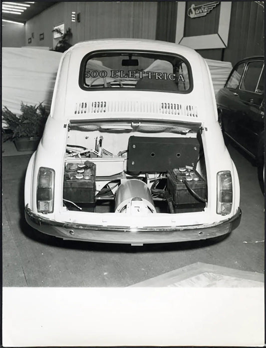 Salone Auto Torino 1960 Fiat 500 Ft 36449 - Stampa 21x27 cm - Farabola Stampa ai sali d'argento
