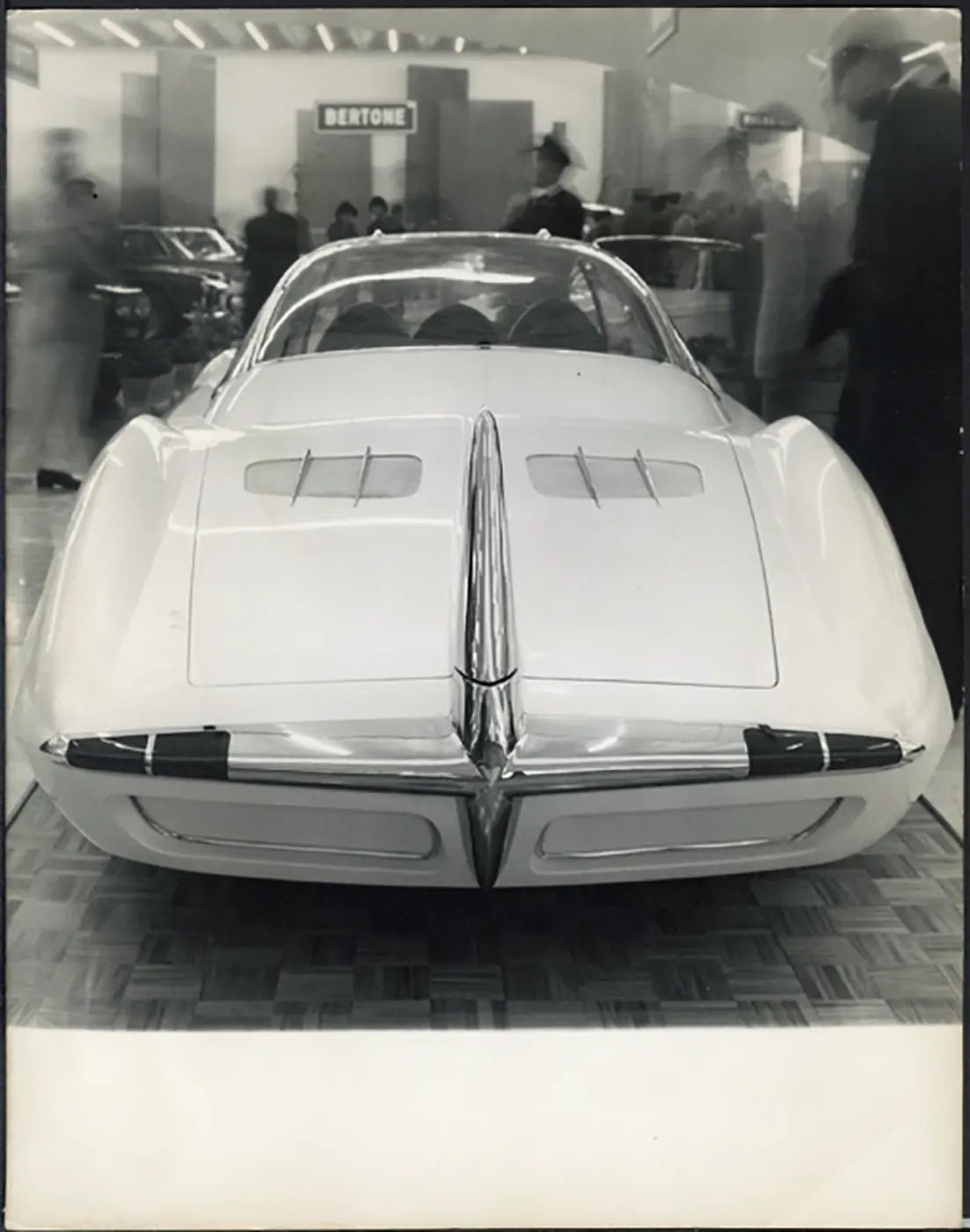 Salone Auto Torino 1960 Ghia Selene II Ft 36439 - Stampa 21x27 cm - Farabola Stampa ai sali d'argento