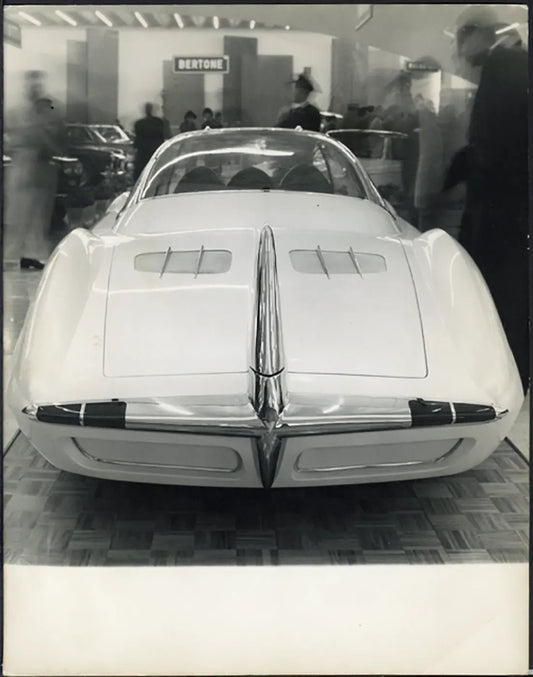 Salone Auto Torino 1960 Ghia Selene II Ft 36439 - Stampa 21x27 cm - Farabola Stampa ai sali d'argento
