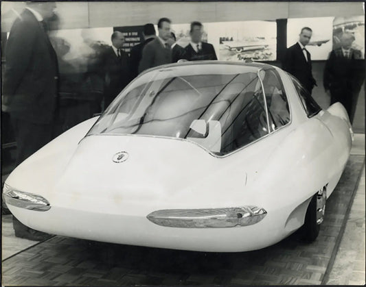 Salone Auto Torino 1960 Ghia Selene II Ft 36440 - Stampa 21x27 cm - Farabola Stampa ai sali d'argento