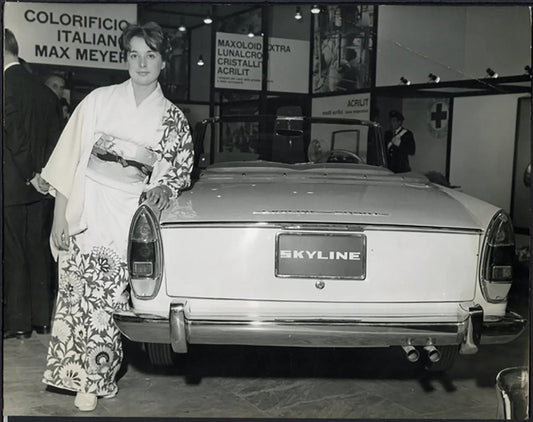 Salone Auto Torino 1960 Skyline Ft 36437 - Stampa 21x27 cm - Farabola Stampa ai sali d'argento