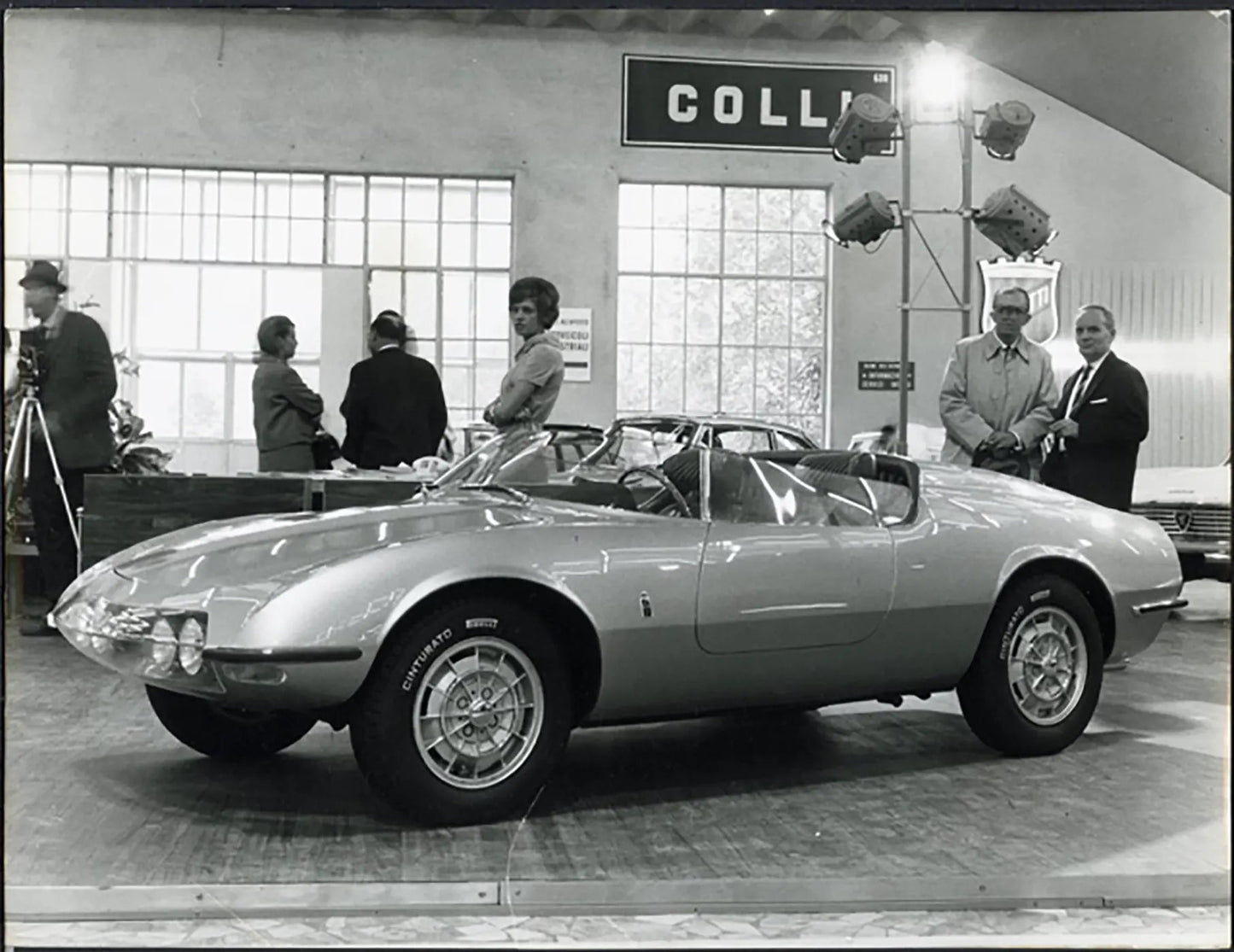 Salone Auto Torino 1964 Fiat 1000 Abarth Ft 36429 - Stampa 21x27 cm - Farabola Stampa ai sali d'argento
