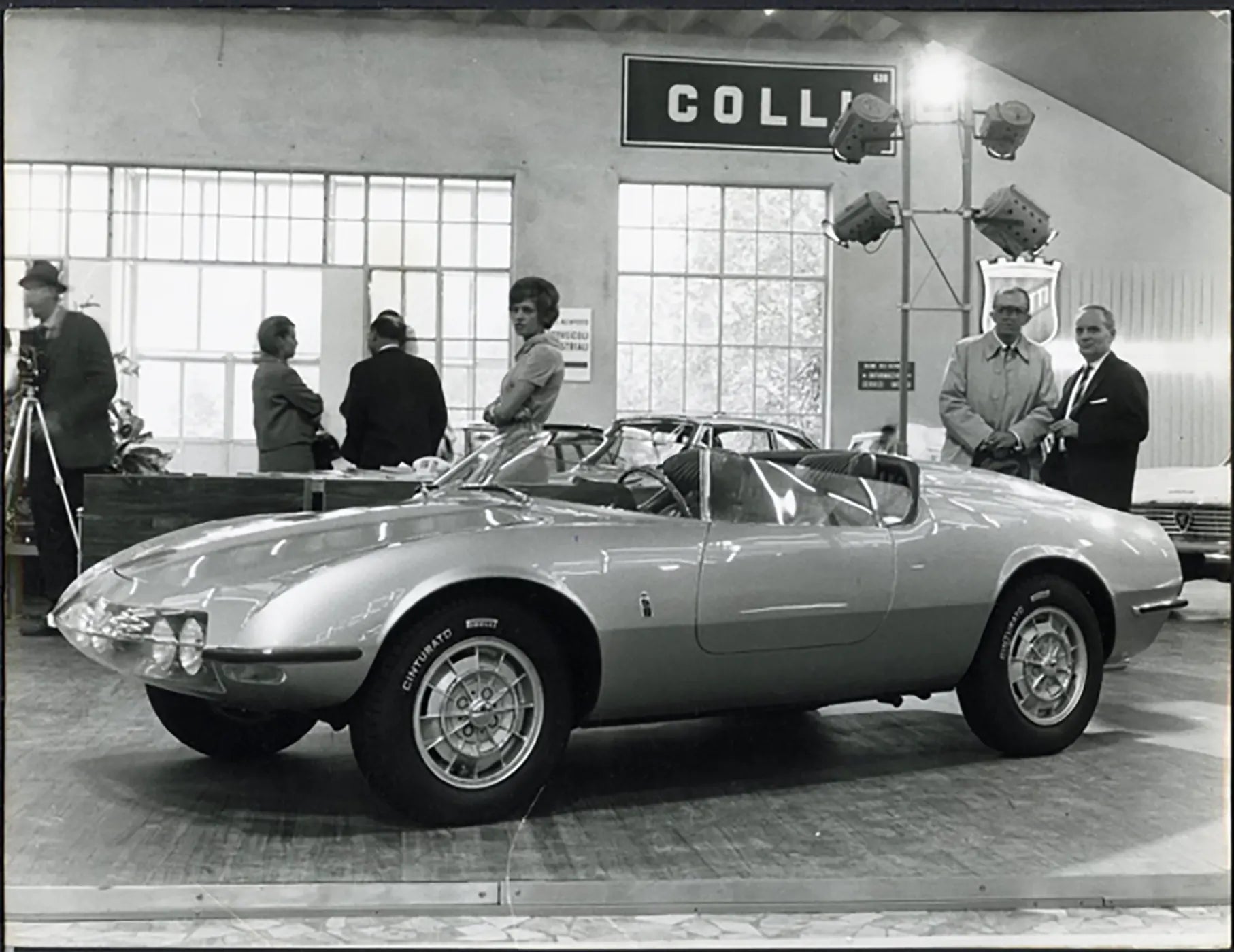 Salone Auto Torino 1964 Fiat 1000 Abarth Ft 36429 - Stampa 21x27 cm - Farabola Stampa ai sali d'argento