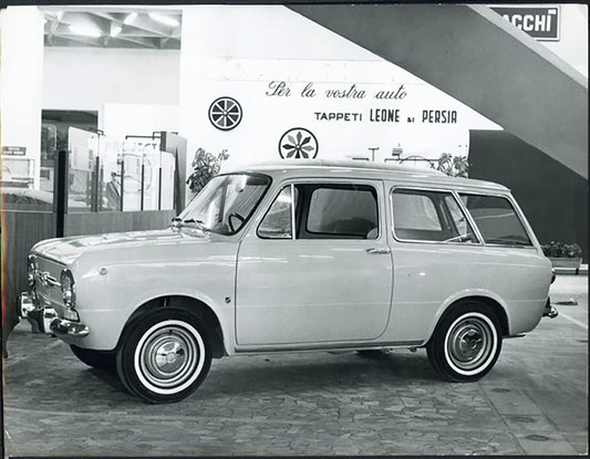 Salone Auto Torino 1964 Fiat 850 Ft 36426 - Stampa 21x27 cm - Farabola Stampa ai sali d'argento