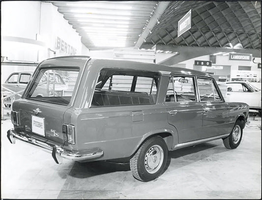 Salone Auto Torino 1967 Fiat 125 Ft 36421 - Stampa 21x27 cm - Farabola Stampa ai sali d'argento