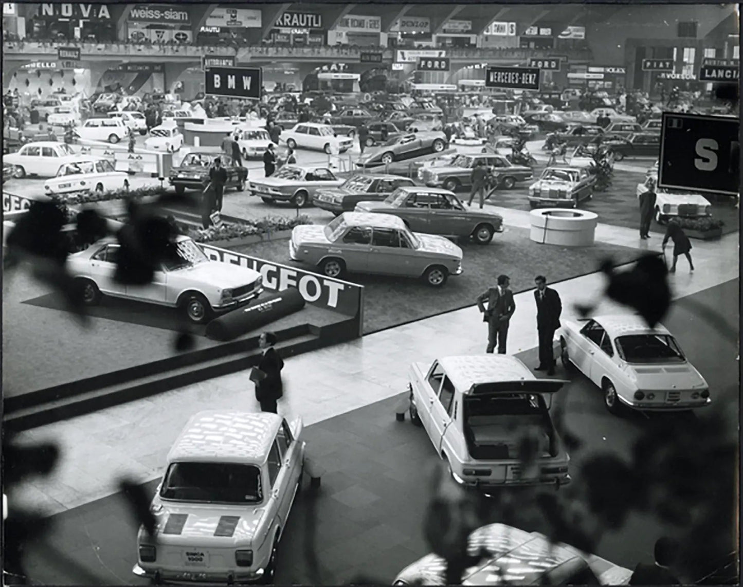 Salone Auto Torino 1969 Stand Peugeot Ft 36412 - Stampa 21x27 cm - Farabola Stampa ai sali d'argento