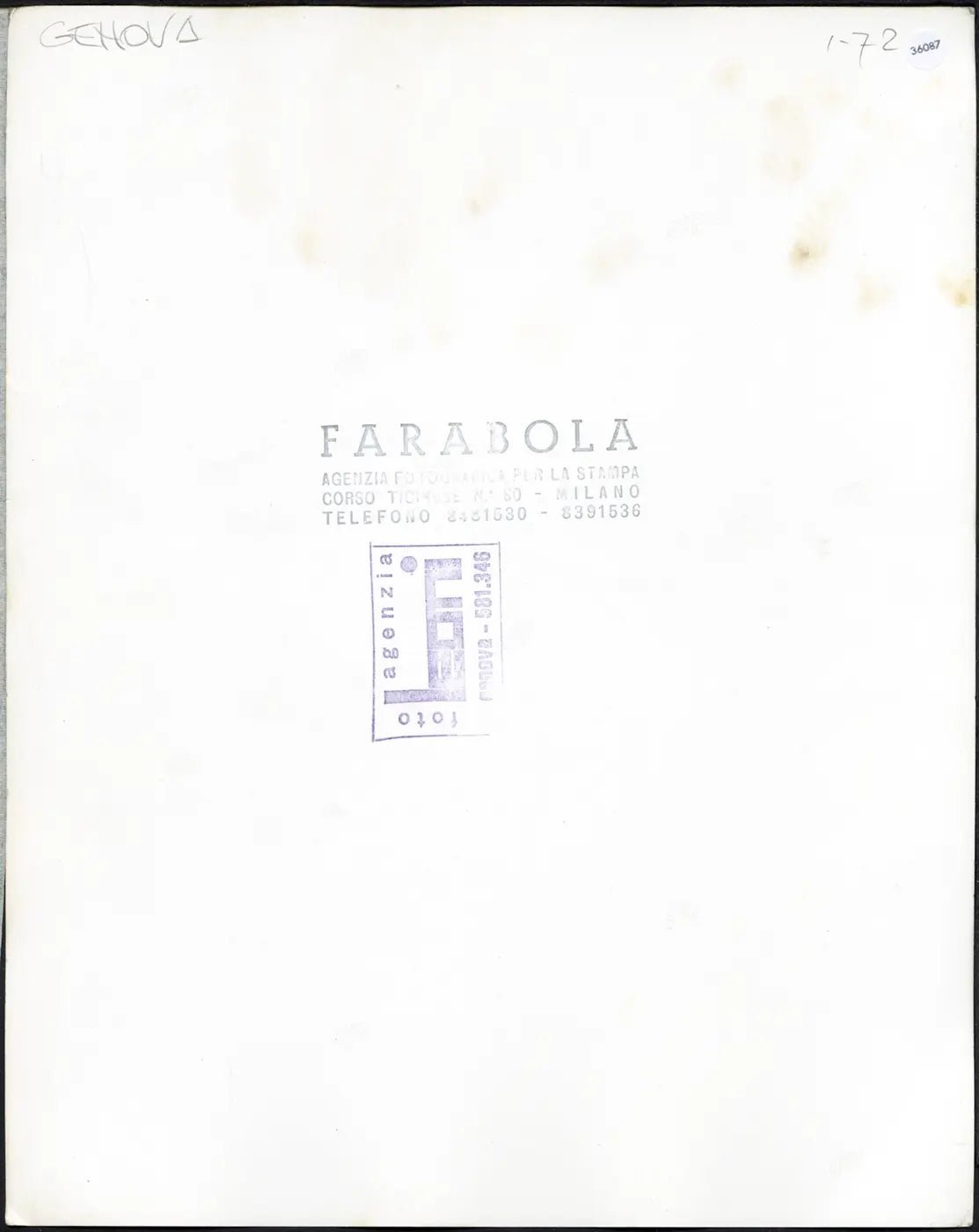 Salone nautico Genova 1972 Ft 36087 - Stampa 24x30 cm - Farabola Stampa ai sali d'argento