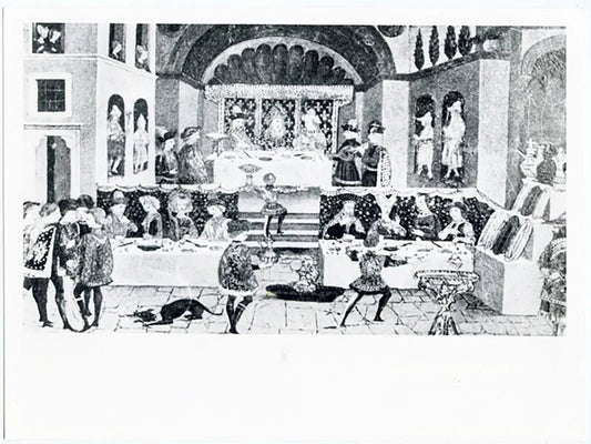 Salotto di ricevimento fiorentino 1450 Ft 37273 - Stampa 24x18 cm - Farabola Stampa ai sali d'argento