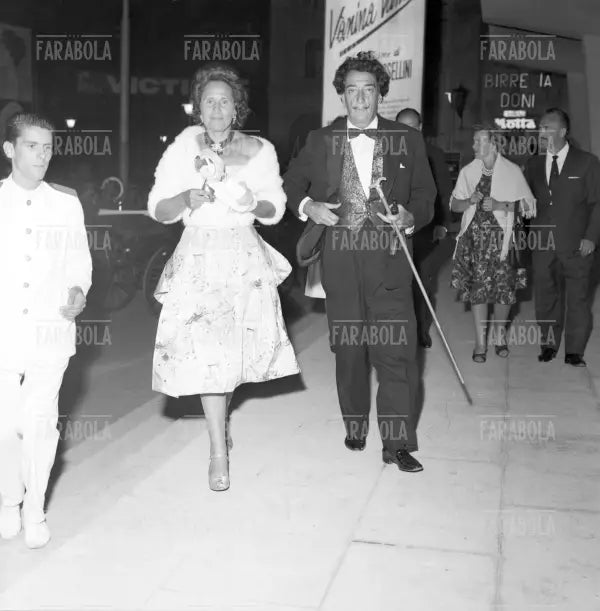 Salvador Dalì e Gala, Festival di Venezia, 1961 - Farabola Immagine digitale