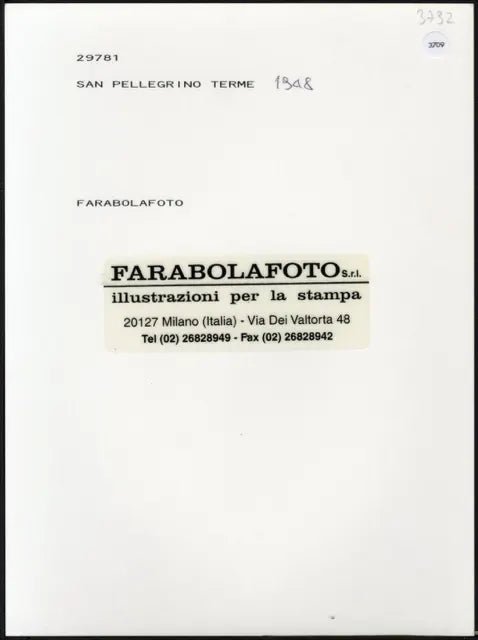 San Pellegrino Terme 1948 Ft 3709 - Stampa 24x18 cm - Farabola Stampa ai sali d'argento (anni 90)