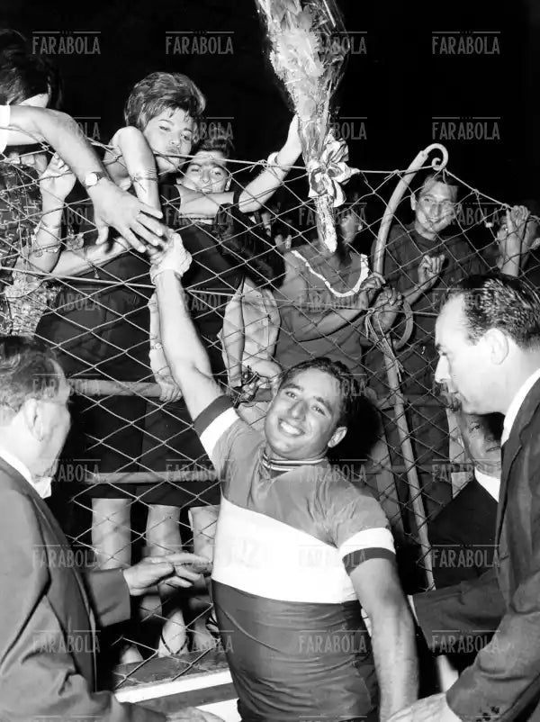 Sante Gaiardoni ed Elsa Quarta, Campionati italiani su pista, 1961 - Farabola Immagine digitale
