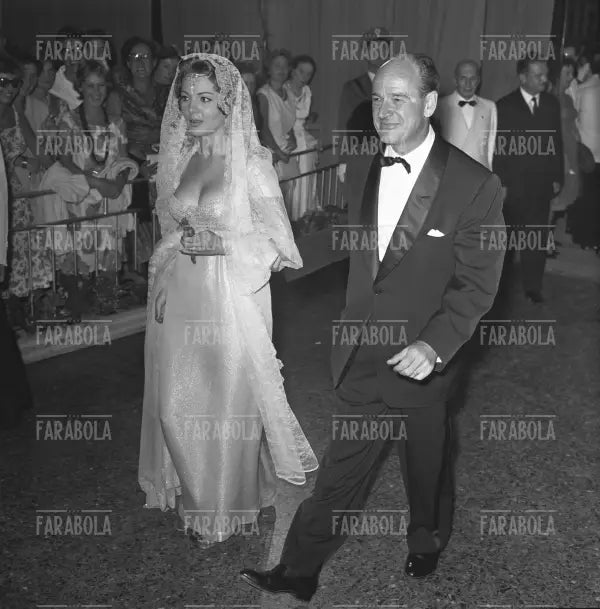 Sarita Montiel e Anthony Mann, Festival di Venezia, 1958 - Farabola Immagine digitale