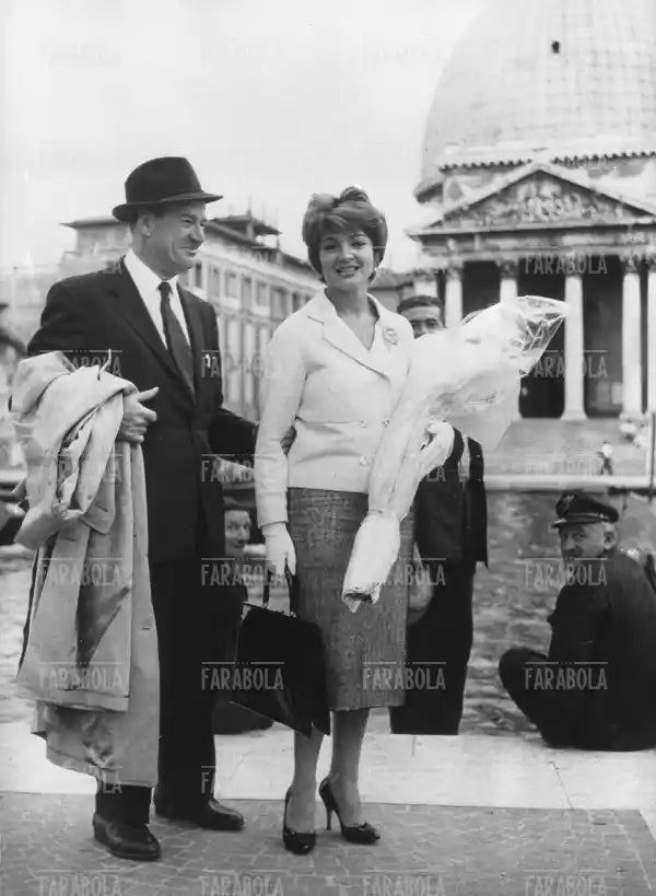 Sarita Montiel e Anthony Mann, Festival di Venezia, 1958 - Farabola Immagine digitale