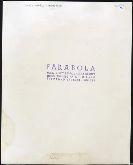 Scala mobile alla Rinascente anni 60 Ft 4310 - Stampa 21x27 cm - Farabola Stampa ai sali d'argento