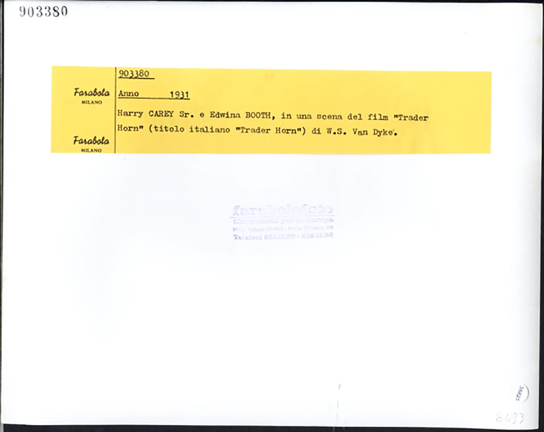 Scena film Trader Horn 1931 Ft 36825 - Stampa 20x30 cm - Farabola Stampa ai sali d'argento