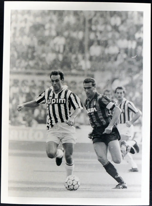 Schillaci Bergomi Juventus-Inter 1989 Ft 2677 - Stampa 24x18 cm - Farabola Stampa ai sali d'argento