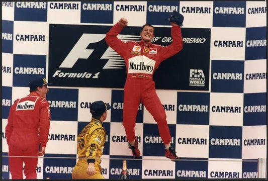 Schumacher Podio Gp d'Italia 1998 Ft 4217 - Stampa 20x30 cm - Farabola Stampa digitale