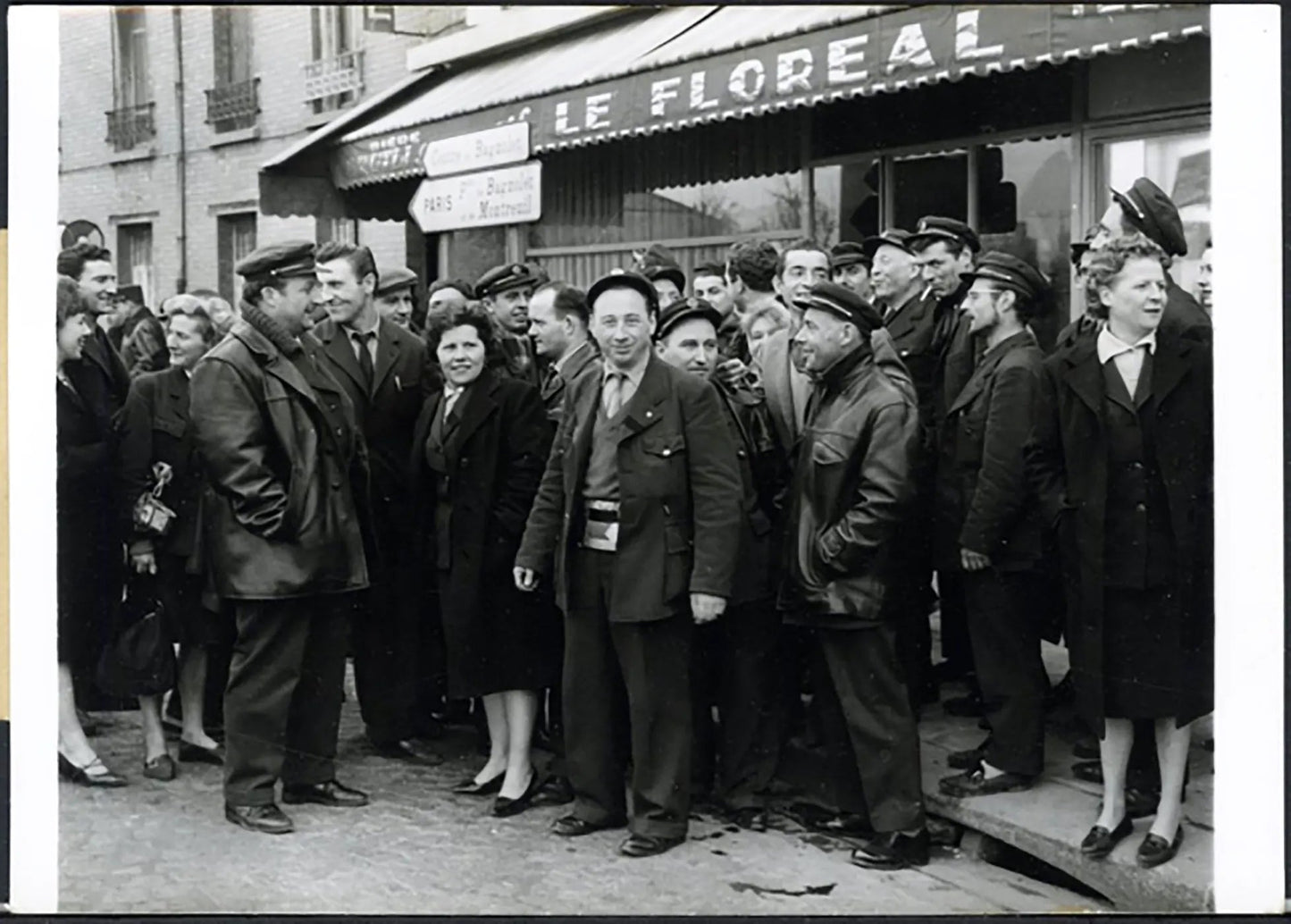 Sciopero dei trasporti a Parigi 1963 Ft 5172 - Stampa 18x13 cm - Farabola Stampa ai sali d'argento